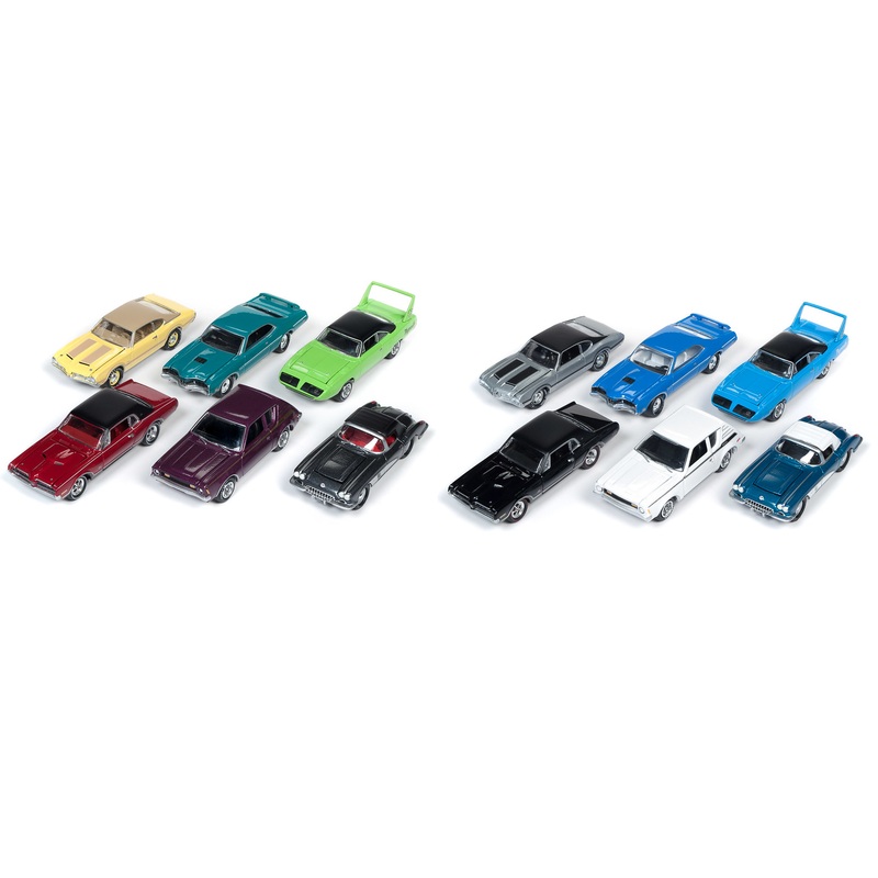 Assortment Johnny Lightning 50 Year Muscle Cars U.S.A  | A & B  | JLMC021 | Johnny Lightning Die Cast