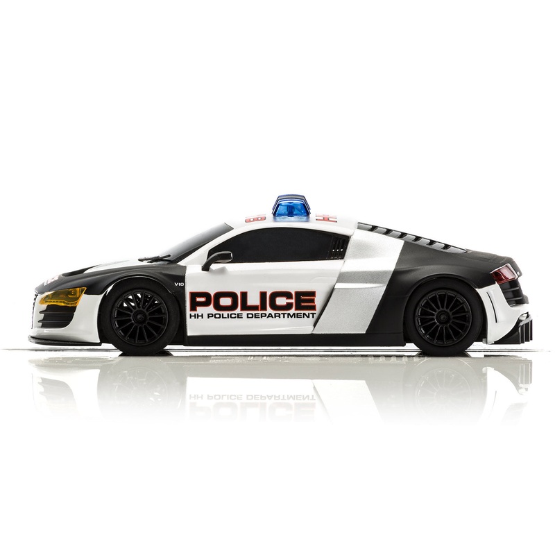 AUDI R8 Police Car Siren Flashing Lights | C3932 | Scalextric