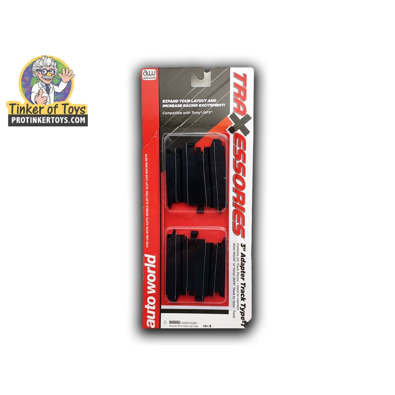 Auto World 3" Traxessories Adapter Track Type-T | 00178 | Auto World