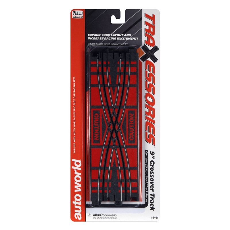 Auto World 9" Crossover Track (2-Pack) | TRX103 | Auto World