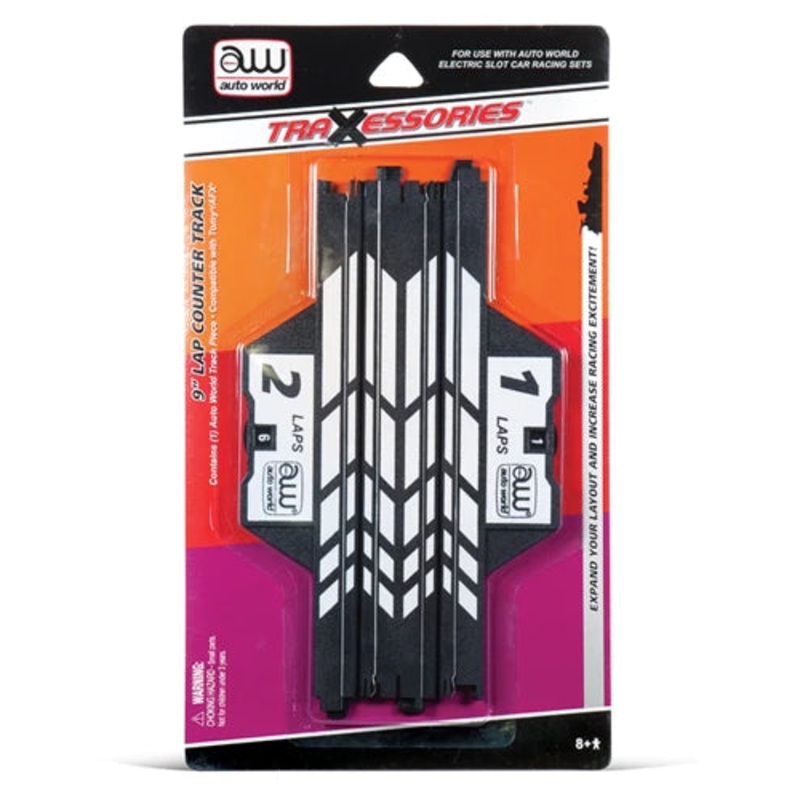 Auto World 9" Traxessories Lap Counter Track | 00176 | Auto World