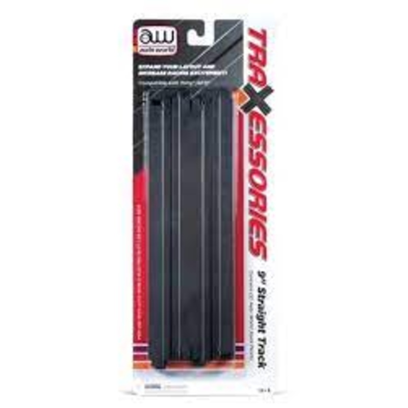 Auto World 9" Traxessories Straight Track | 00172 | Auto World