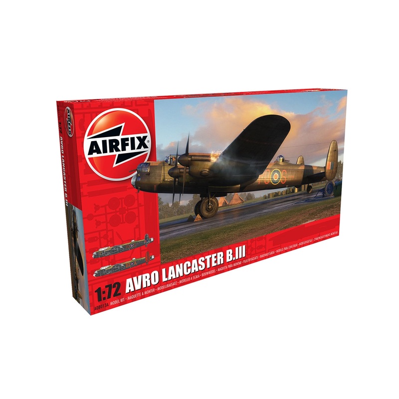 Avro Lancaster B.III 1/72 Scale | A08013A | Airfix Model