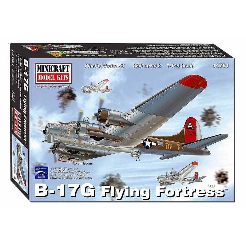 B-17G Flying Fortress Aircraft 1/144 Minicraft | 14761 |  AMT Model