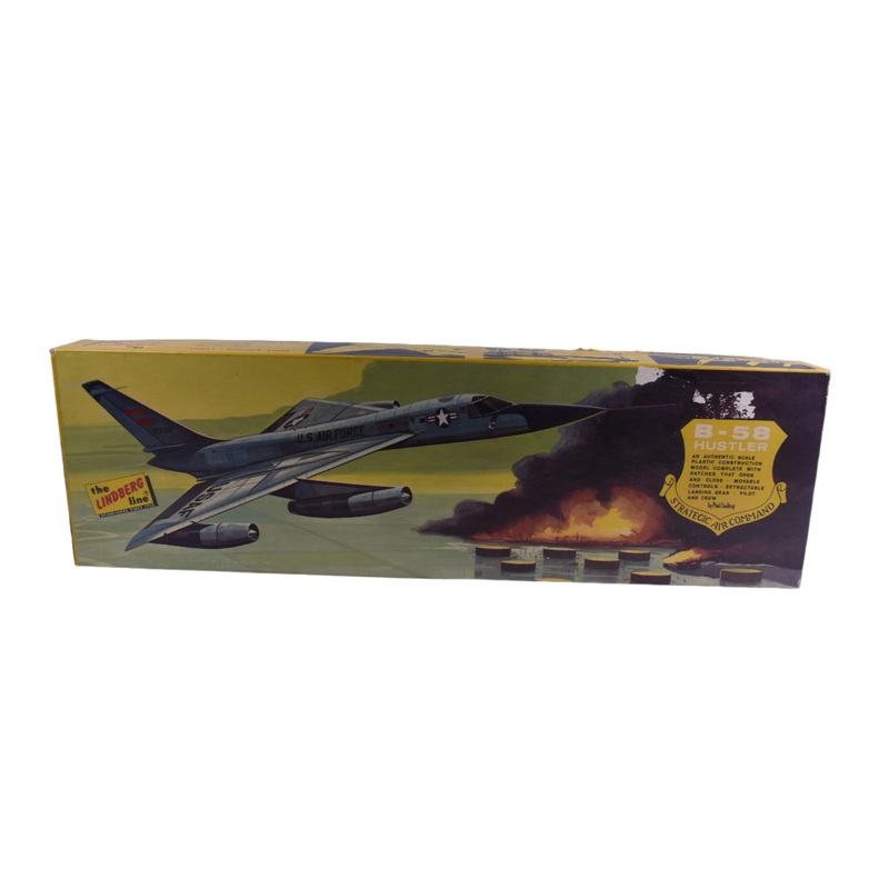B-58 Hustler Bomber Opened Kit  Scale | 578-B | The Lindberg Line