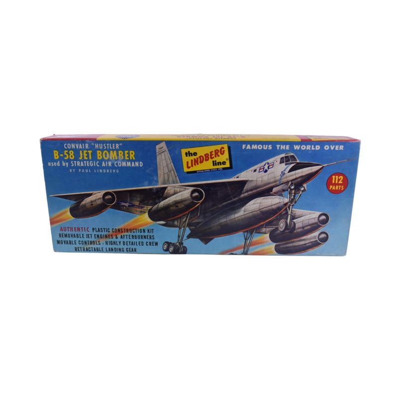 B-58 Hustler Jet Bomber   Scale 9/64 inch-foot | 560 | The Lindberg Line