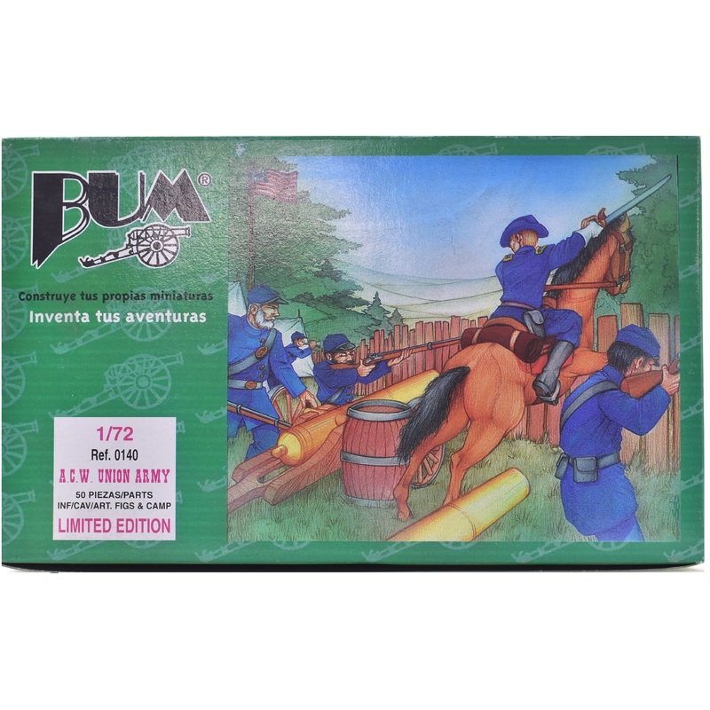 A.C.W Union Army (50 parts ) 1:72 Figure Set | 0140 | Bum Model Co.