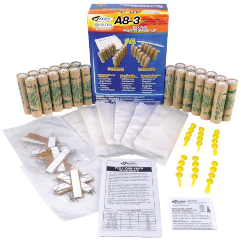 A8-3 Engines Bulk Pack | 1781 | Estes