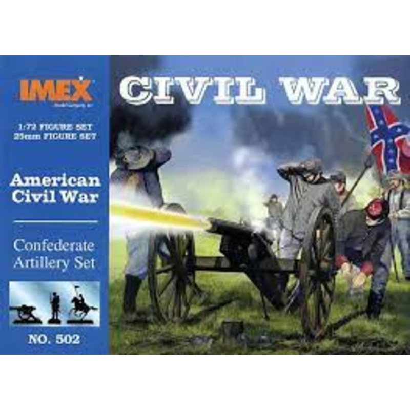 American Civil War Confederate Artillery Set 1:72 Figure Set | 502 | IMEX