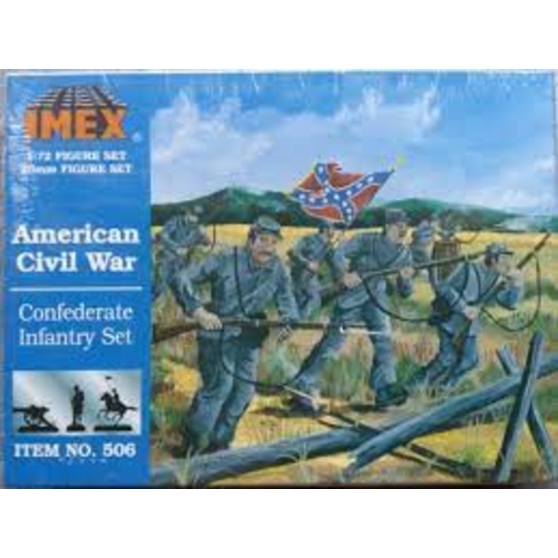 American Civil War Confederate Infantry Set 1:72 Scale | 506 | IMEX