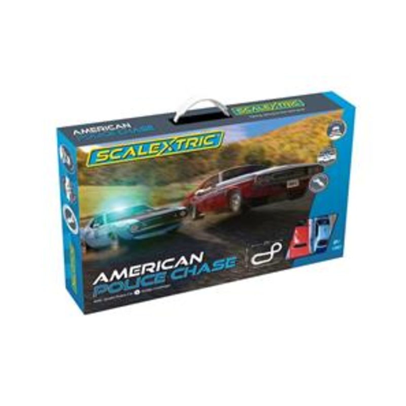 American Police Chase (Amc Javelin Police Car V Dodge Challenger) | C1405T | Scalextric