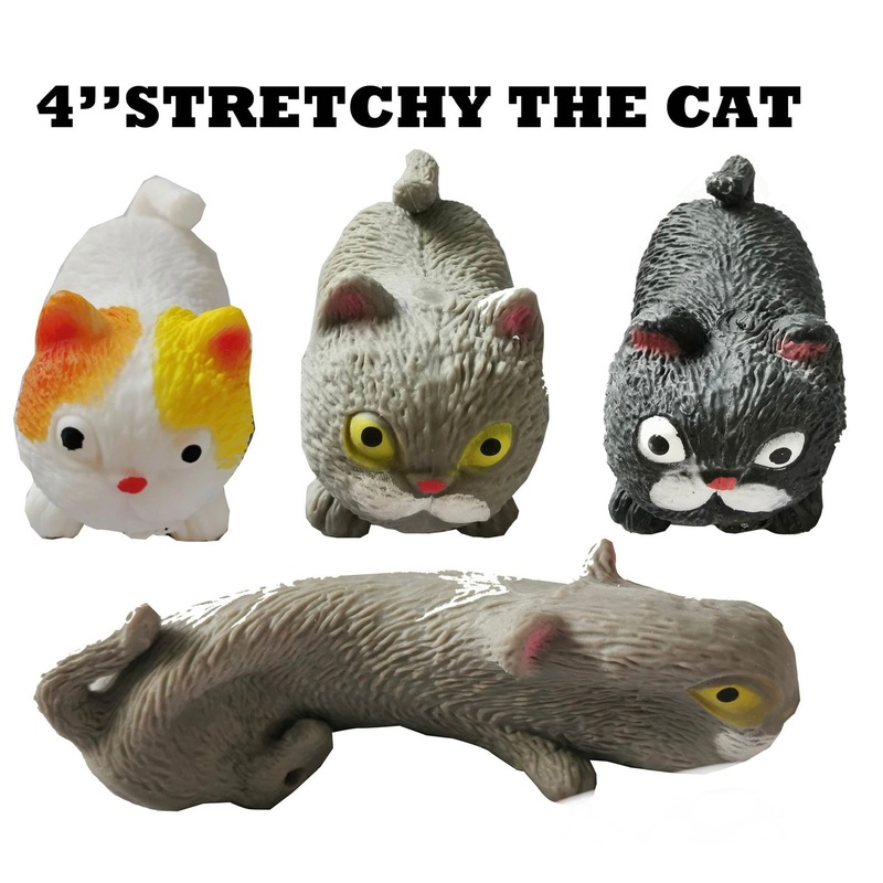 4" Stretch-N-Mold Stretchy The Cat | 88960NV | BVP