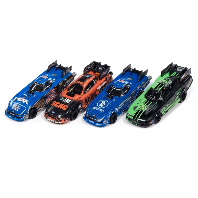 4Gear 2024 Release 1 NHRA Funny Cars (All 4) | SC405 | Auto World