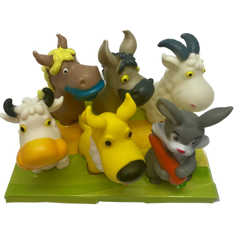 5" Squeaky Farm Animal | 84212 | BVP