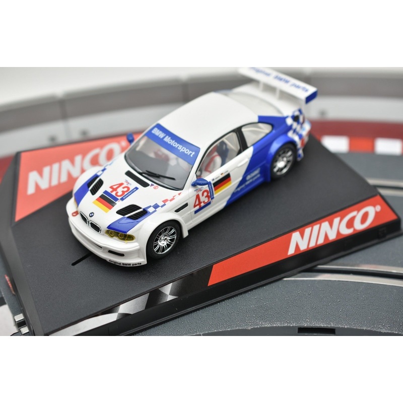 50271  NINCO 1/32 SLOT CAR  BMW M3 GTR "MOTORSPORT N# 43"