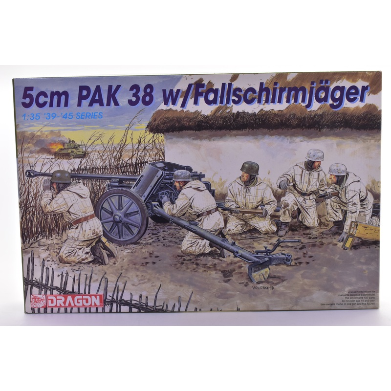 5cm PAK 38 w/Fallschirmjager  39-'45 Series  1:35 | 6118 | Dragon Model