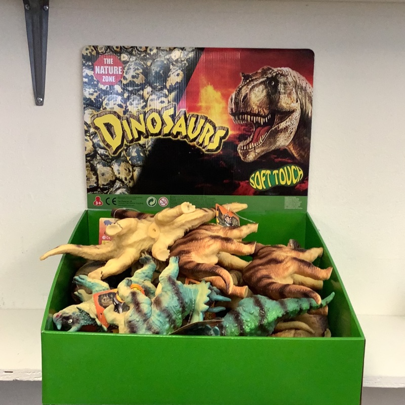 6 Asst 10.5-15 inch Dino count display 18 pk