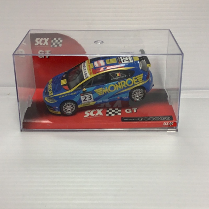 63100 SCX 1/32 SLOT CAR Seat Leon WTCC Corthals, GT