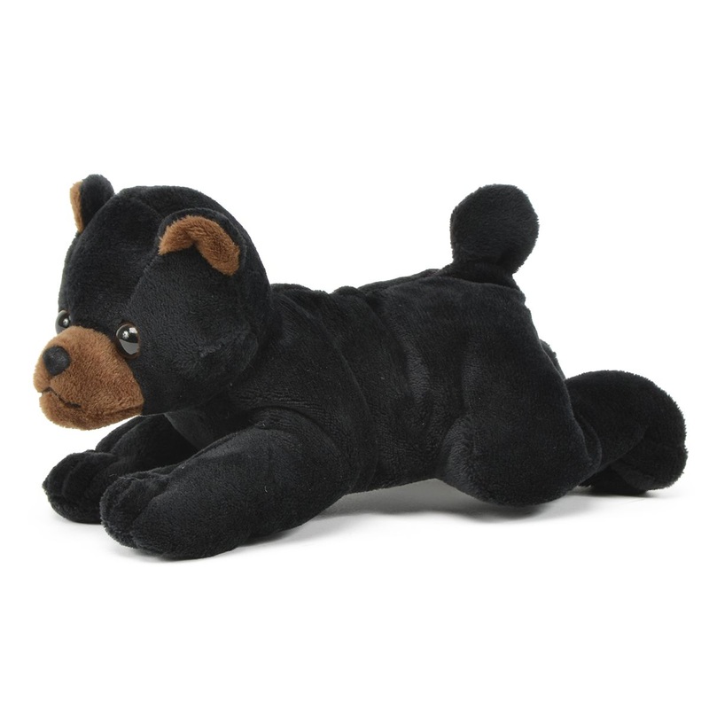 8" Flopsies Black Bear | 2811BK | Unipak
