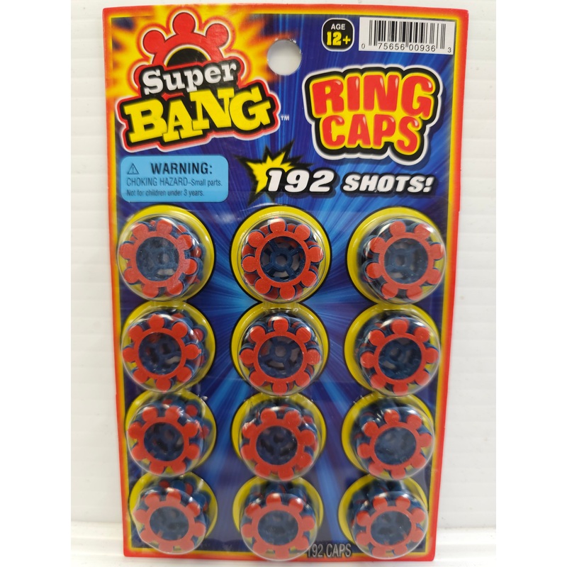 8 Shot 24 Ring Caps 192 Single Action Shots | 936| Parris Toys