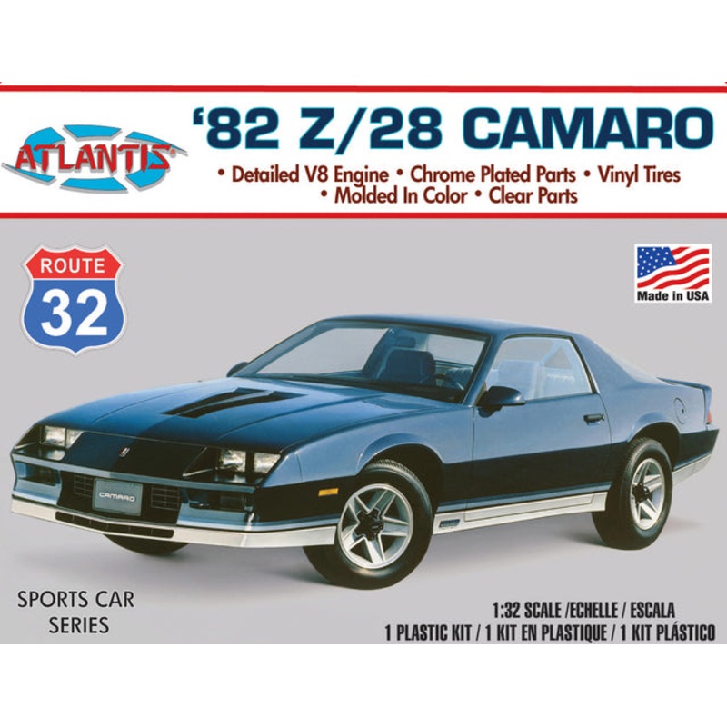 82 Camaro Z-28 Model Kit 1/32 Scale | ALM2004 | Atlantis Model Co.