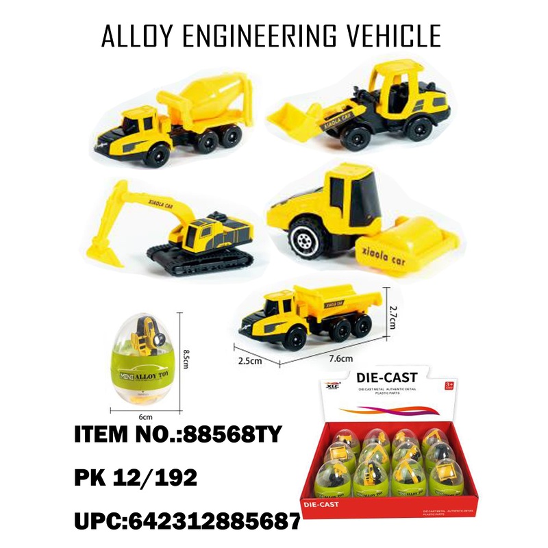 88568  LITTLE DIE CASE CAR IN EGGSHELL CONSTRUCTION TRUCKS | 88568 | BVP