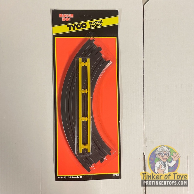 9" Radius 1/4 Curve Set Quick-Clik Racing | 6705 | Tyco