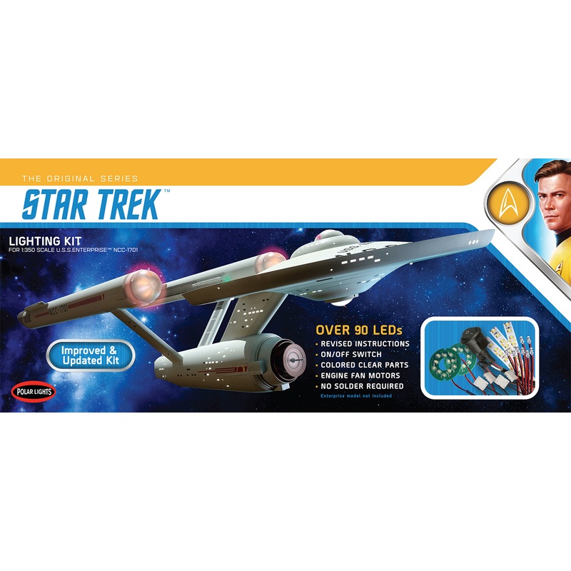 1:350 TTOS USS Enterpise Light Kit | MKA048  |   Polar lights Model
