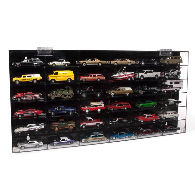 1:64 36 Car Acrylic Display Case with Door (Plain Box) | AWDC027 | Auto World