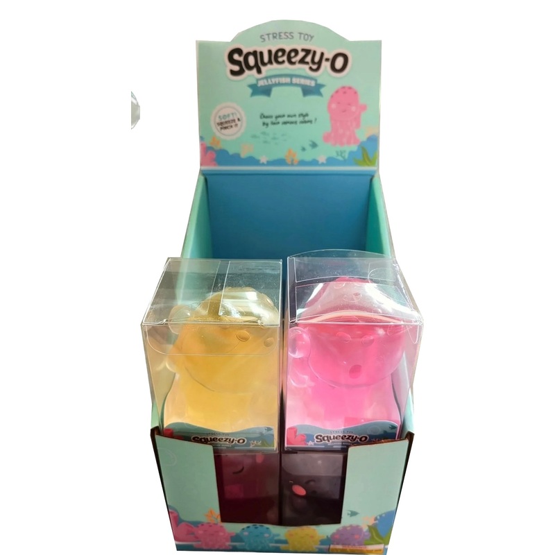 3.15" Stress Toys Squeezy-O Jellyfish | 89039 | BVP