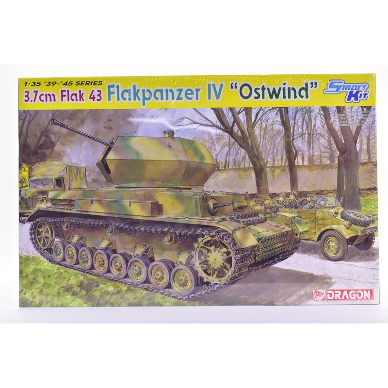 3.7cm Flack 43 Flakpanzer IV "Ostwind" '39-'45 Series Smart Kit 1:35 | 6550 | Dragon Model Kits