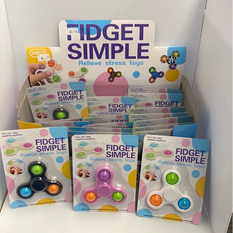 3 Finger Popper Figet Spinner Assorted Color | 88714 | BVP