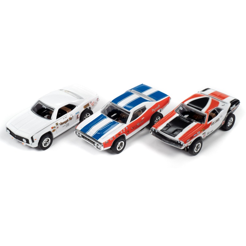 3 Pack  LEGENDS OF THE QUARTER MILE X-TRACTION SC351 all 3 cars.