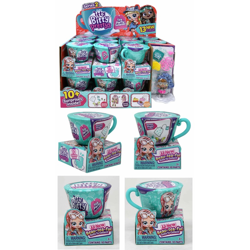 Zuru Itty Bitty Pretty's Small Tea Cup Tea Party | 9704  | Mattel