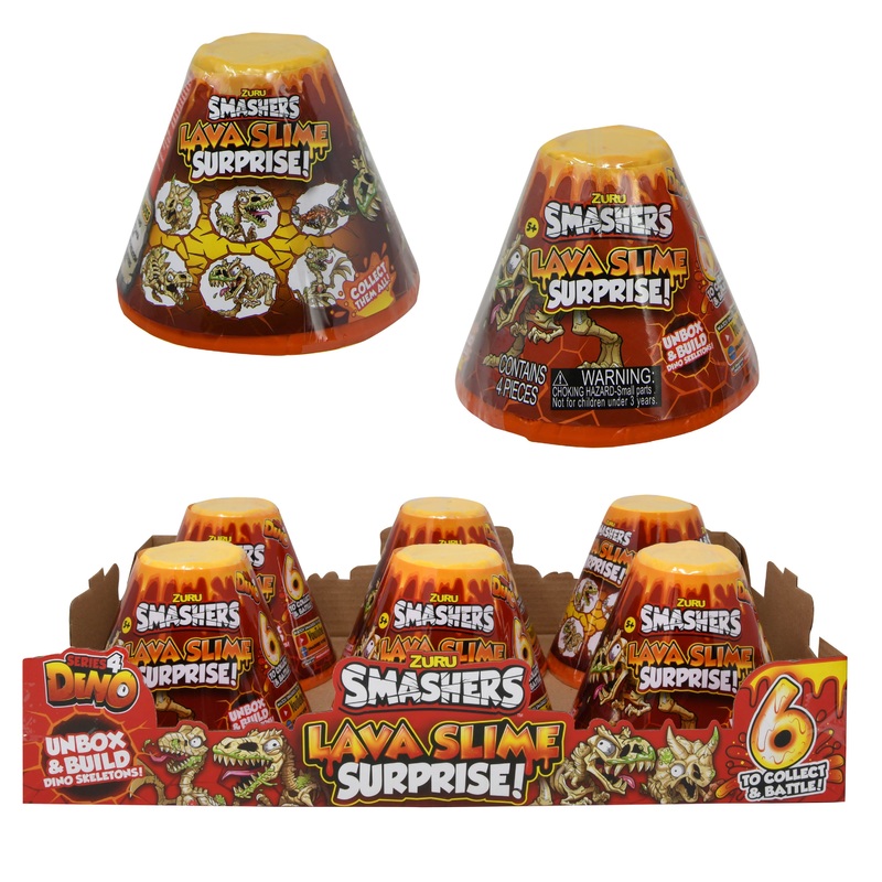 Zuru Smashers Small Volcano Series 4 Lava Slime | 7472TQ1    | Mattel