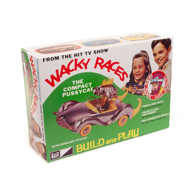 Wacky Races - Compact Pussycat (Snap) 1:32 Scale Model Kit | MPC934 |  MPC Model