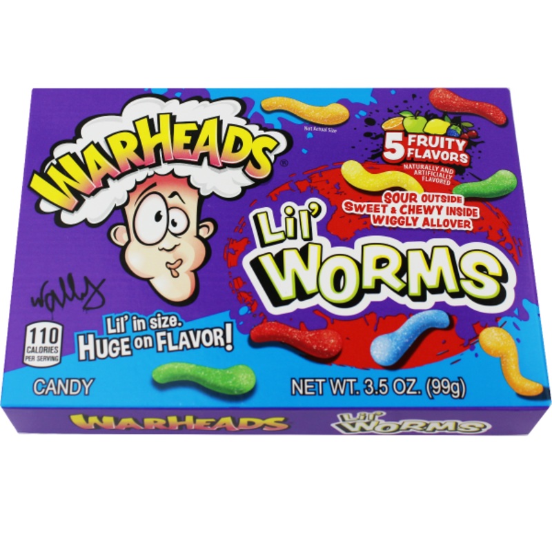 Warhead Lil Worm Theater Box | 35096  | Mountain Sweets