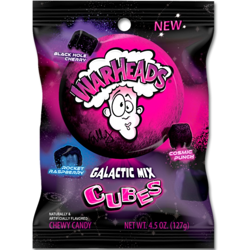 Warheads Galactic Cubes | 47283 | Nassau Candy