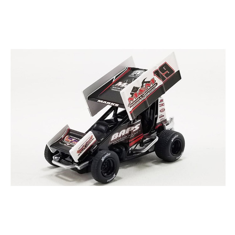 Winged Sprint Car #19 Brent Marks "BAPS Paints" Murray-Marks Motorsports | A6422016 | ACME Diecast