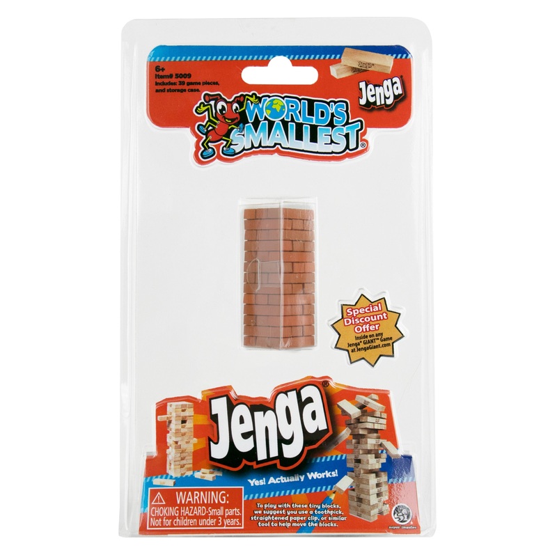 World's Smallest - Jenga | 5009 | Super Impulse