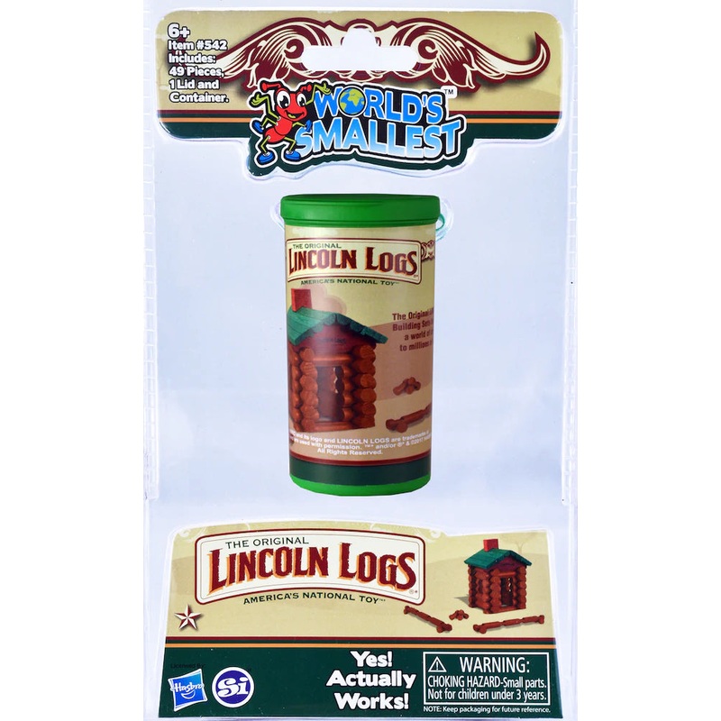 Worlds Smallest - Lincoln Logs | 542 | Super Impulse
