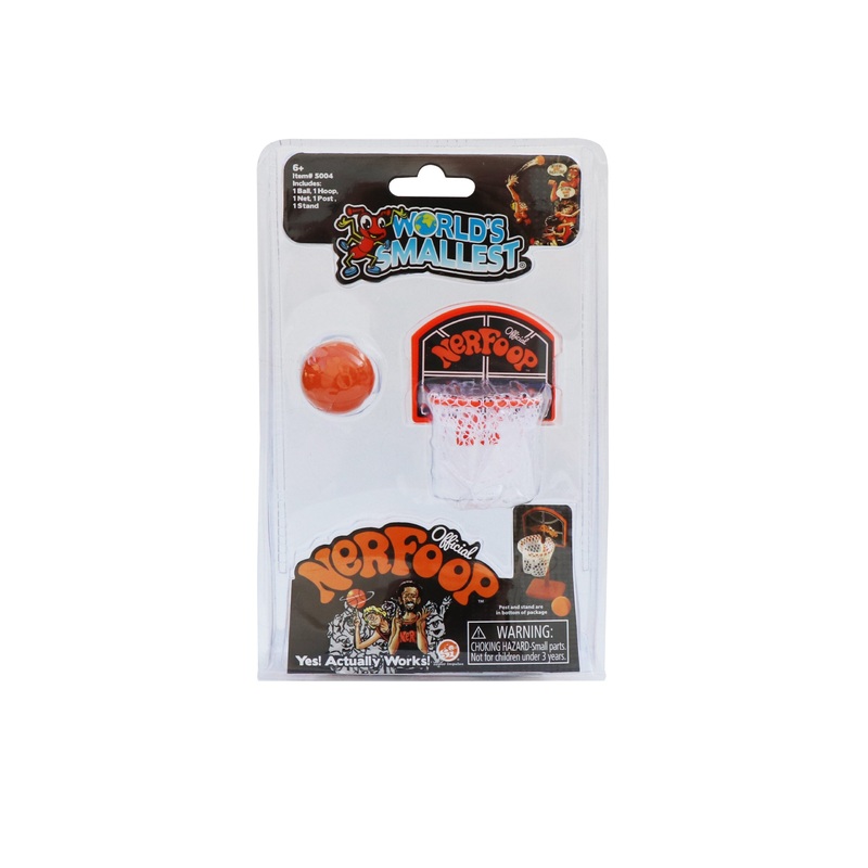 Worlds Smallest - Official Nerf Basketball | 5004 | Super Impulse