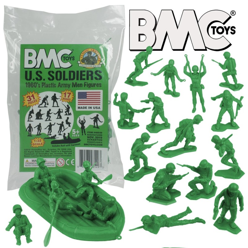 WW2 Army Men US Soldiers  Green | 48549 | BMC