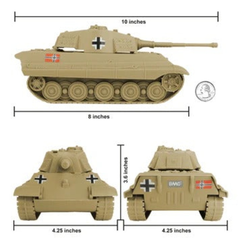 WW2 German King Tiger Tank | 49987 | BMC Toys