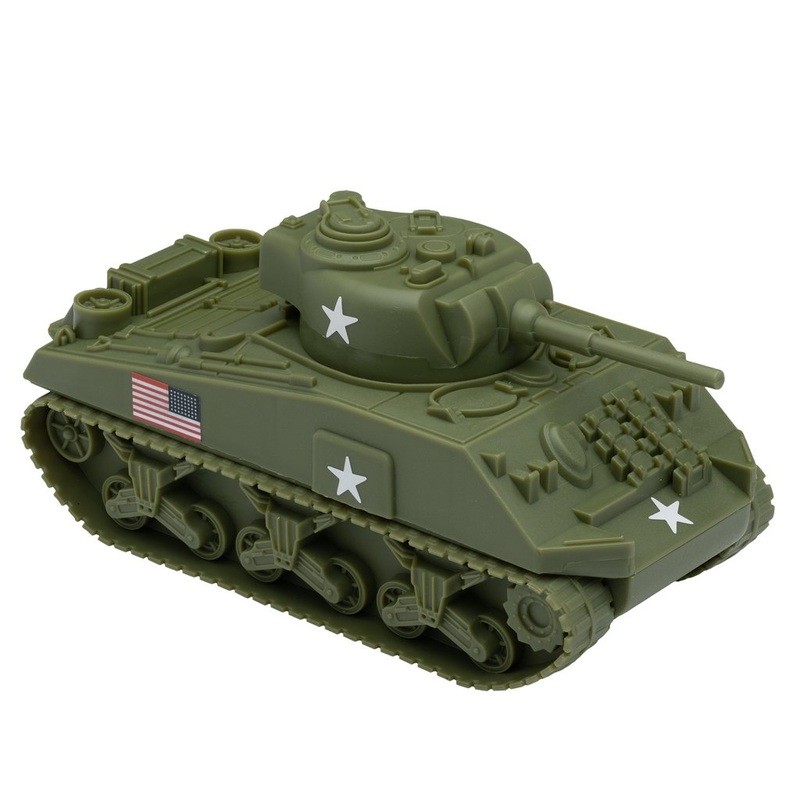 WW2 Sherman M4 Tank  OD Green | 67008 | BMC