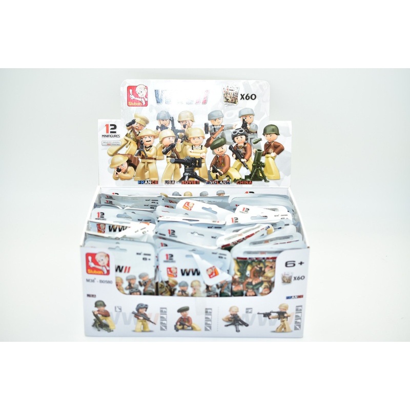 WWII Minifigures (Random Singles) | M38-B0580 | Sluban