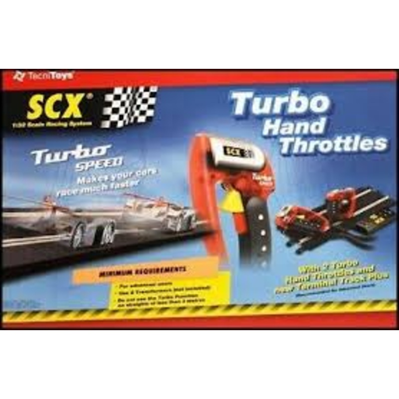 Turbo Hand Throttles | 88200 | SCX  Slot Car 1/32