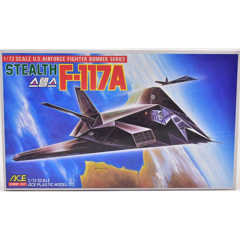 U.S Airforce Fighter Bomber Series Stealth F-117A 1:72  | 1500 | ACE Model Kits