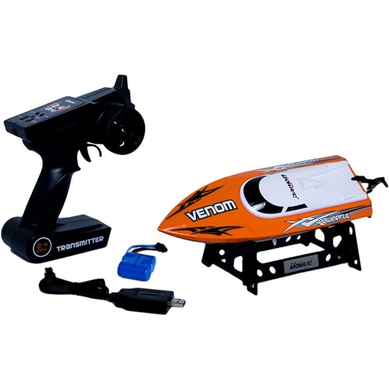 Udirc Venom 2.4GHz High Speed Remote Control Electric Boat R/C | UDI14070OR  | IMEX-RC