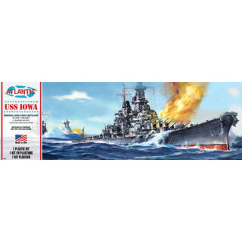 USS Iowa BB-61 Big Battleship Plastic Model kit | ALM369 | Atlantis Model Co.